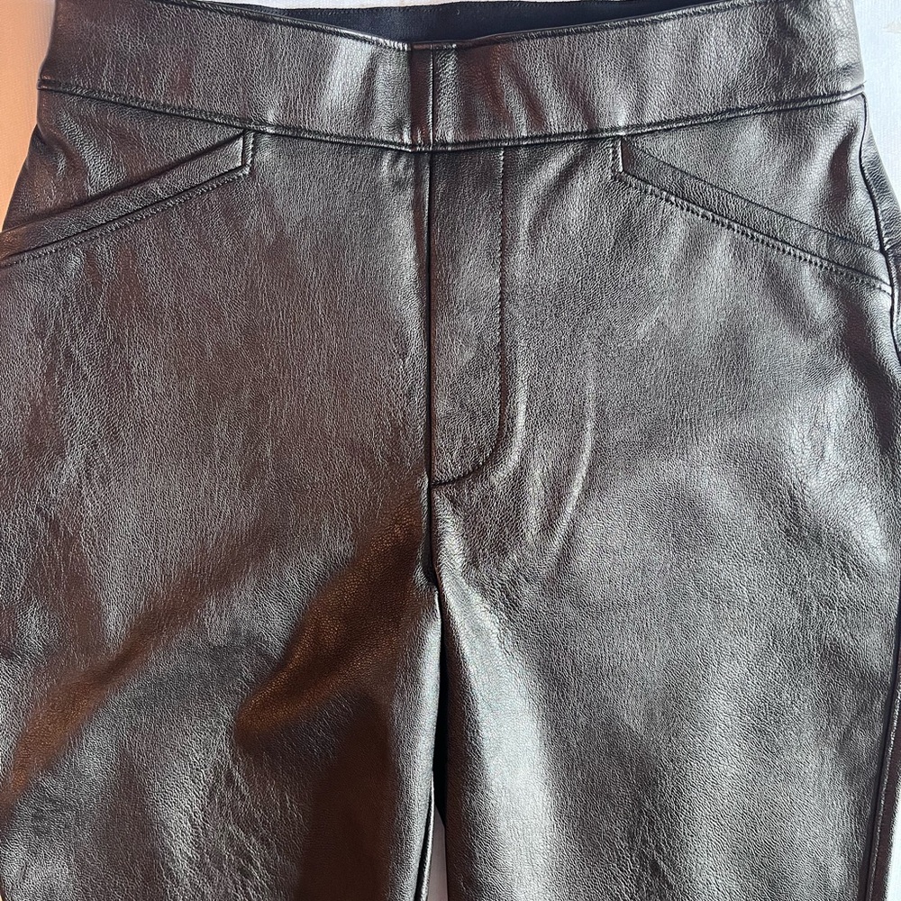 Spanx Black Faux Leather Pants - Picture 4 of 6